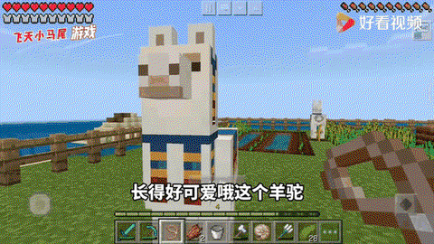 我的世界怎么做羊驼