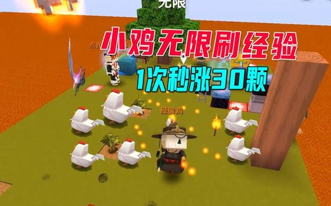迷你世界怎么给鸡喂食