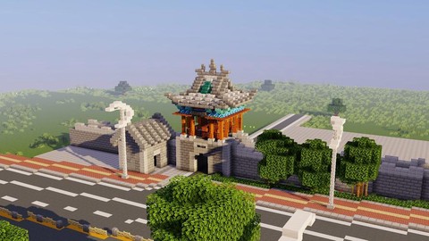 我的世界城门怎么做[图1]