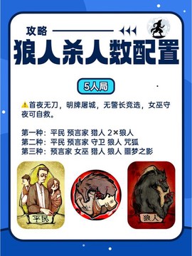 狼人杀8个人怎么分配