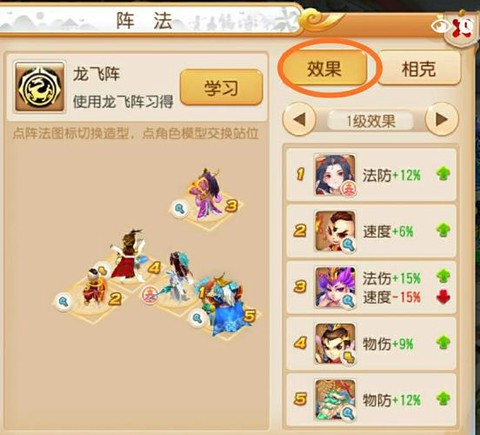 梦幻西游女儿用什么阵