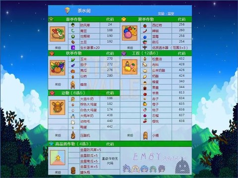 星露谷物语捐献什么