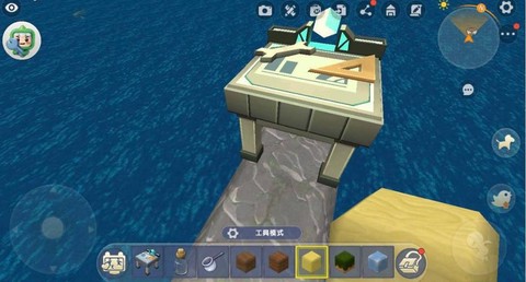 迷你世界怎么使水静止