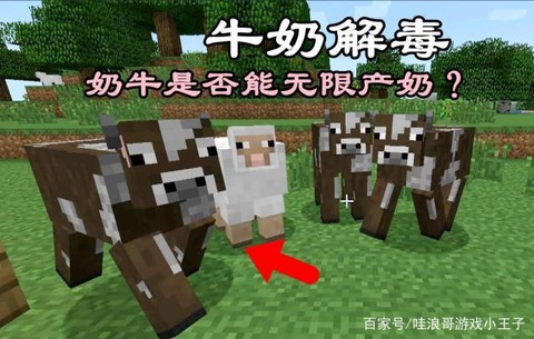 我的世界手机版牛奶怎么得