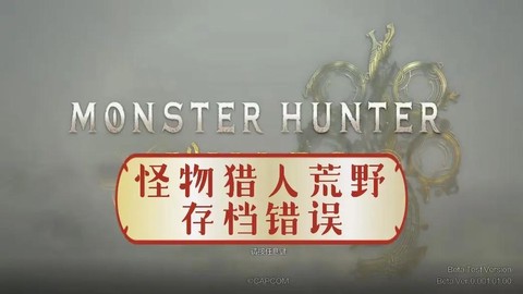 怪物猎人怎么删存档