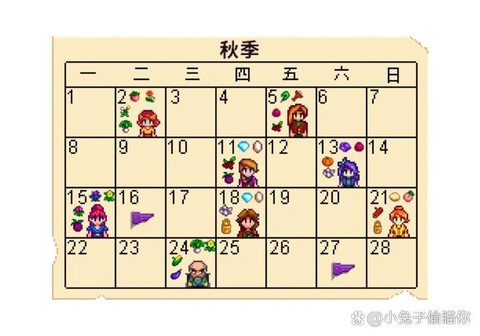 星露谷物语怎么看季节