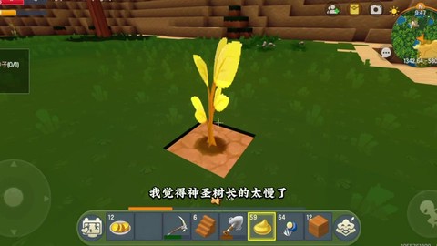 迷你世界的树苗怎么种