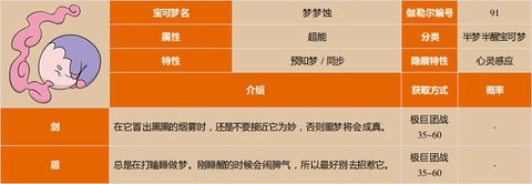 宝可梦日月梦特怎么获得