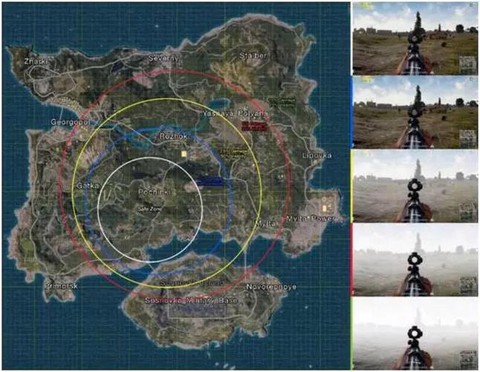 绝地大逃杀怎么算距离
