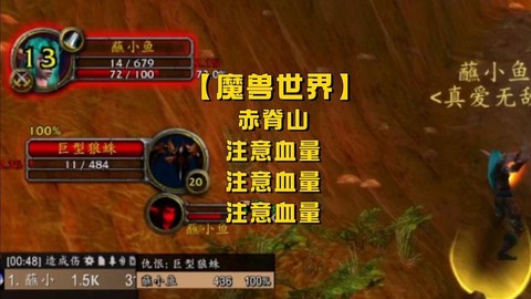 魔兽世界怎么显示血量