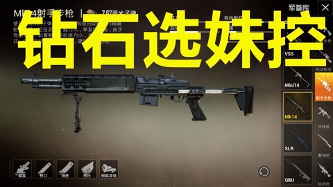 绝地求生妹控是什么枪