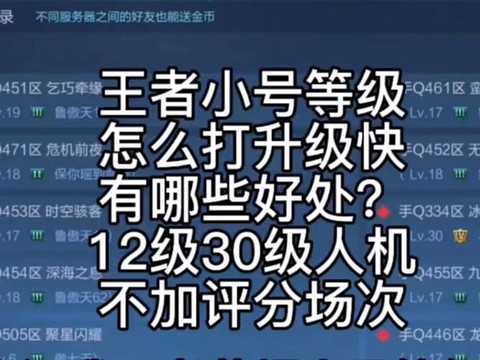 王者荣耀小号怎么赚钱