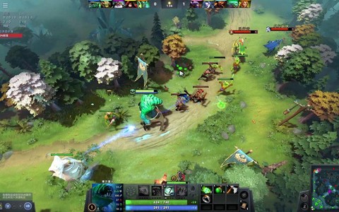 dota人机怎么开