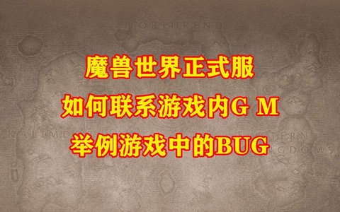 魔兽世界里怎么联系gm[图2]